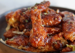 Appetizer - Spicy Korean BBQ Chicken Wings recipes