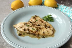 Maindish - Pan fried petrale sole with lemon butter and caper sauce recipes