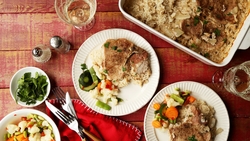 Baked Pork Chops & Rice recipes - One dish meal