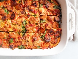 Breakfast - Whole30 breakfast casserole with chicken apple sausage recipes
